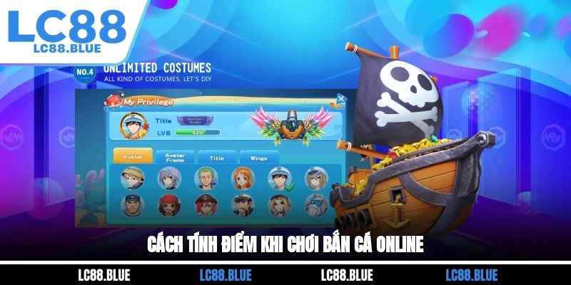 Cách tính điểm khi chơi bắn cá online