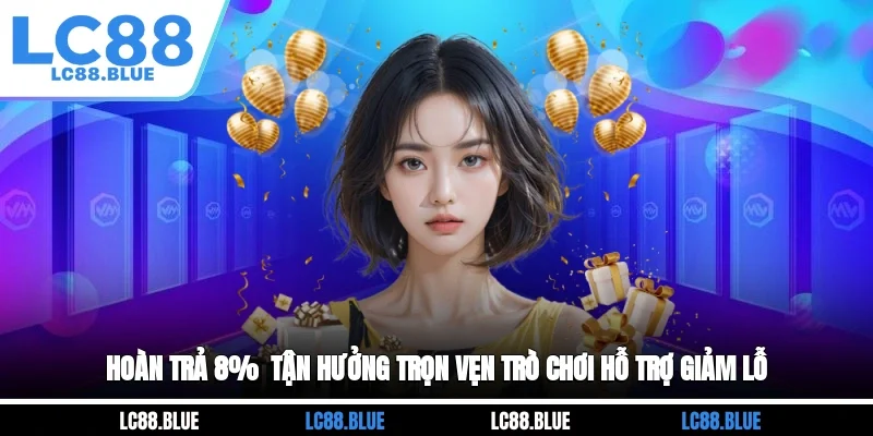 Hoàn trả 8%